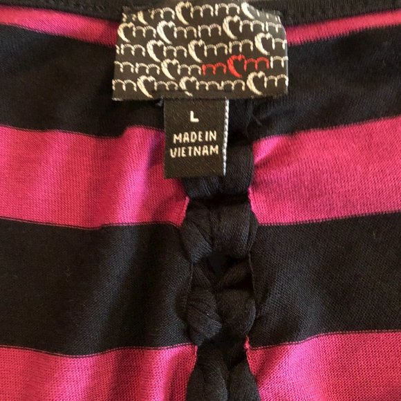 CMM Black & Plum Top - Picture 7 of 7